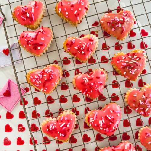 valentines day heart cookies