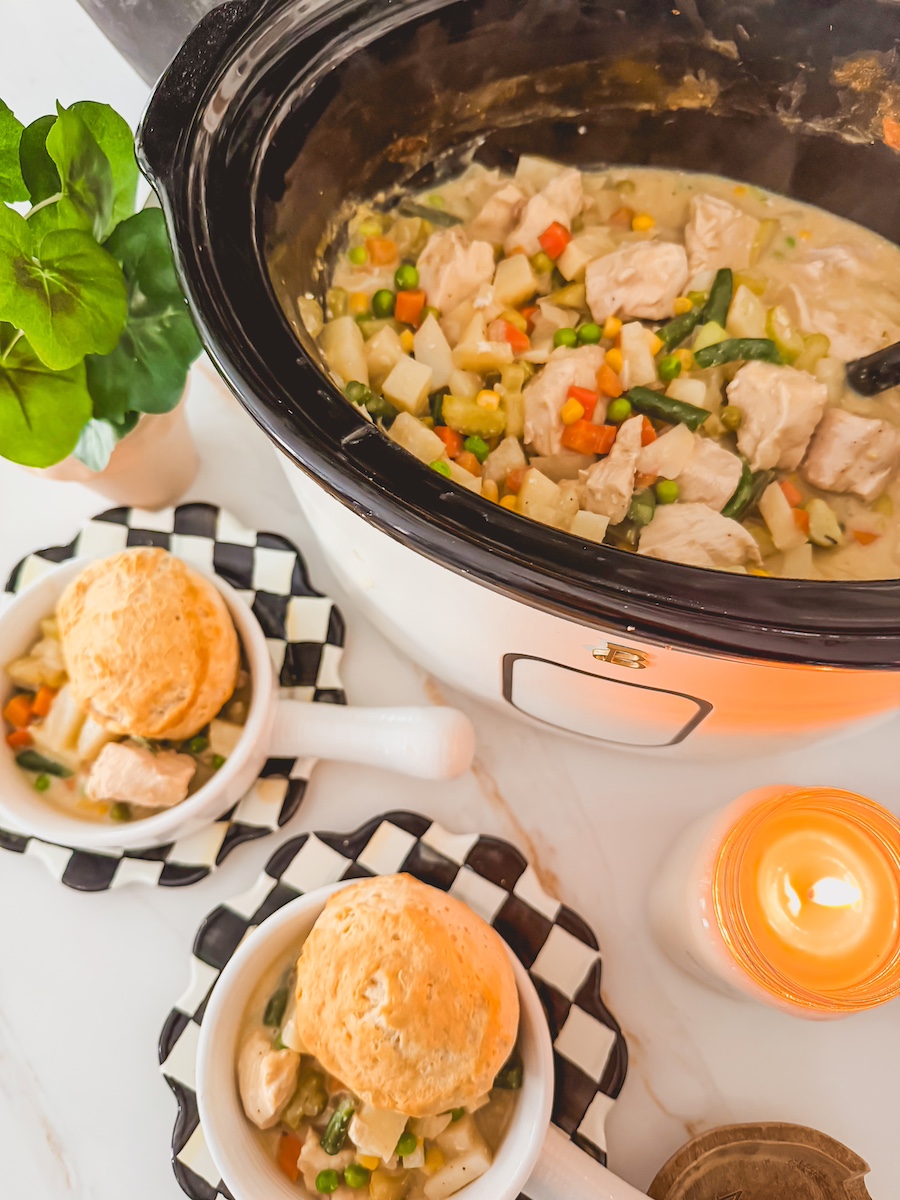 Slow Cooker Chicken Pot Pie