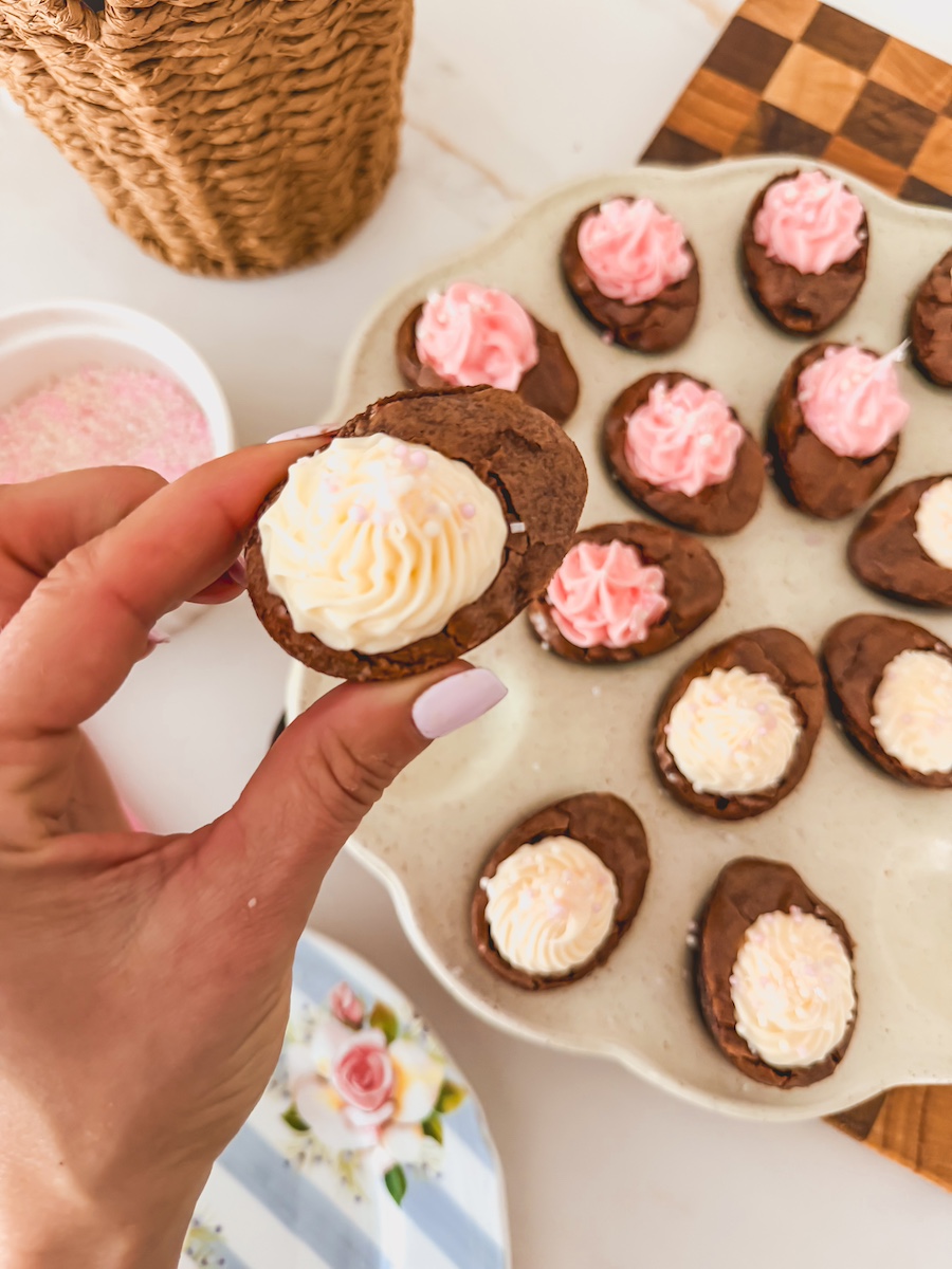 Easter Deviled Brownies (Made with Brownie Mix)