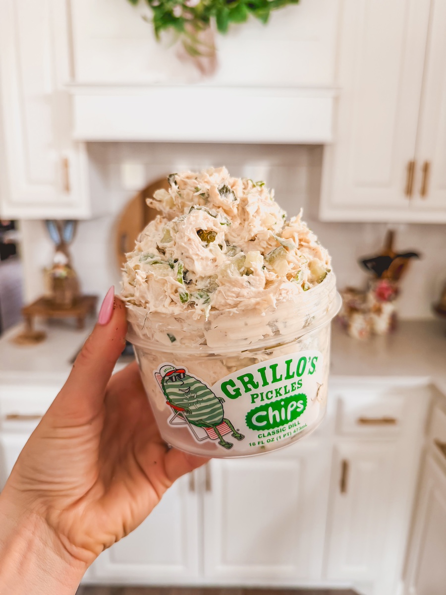 Creamy Dill Pickle Chicken Salad