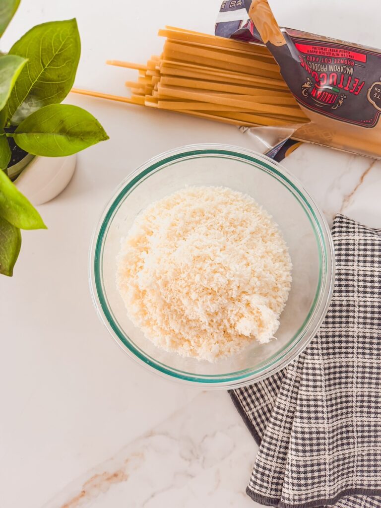 freshly shredded parmesan
