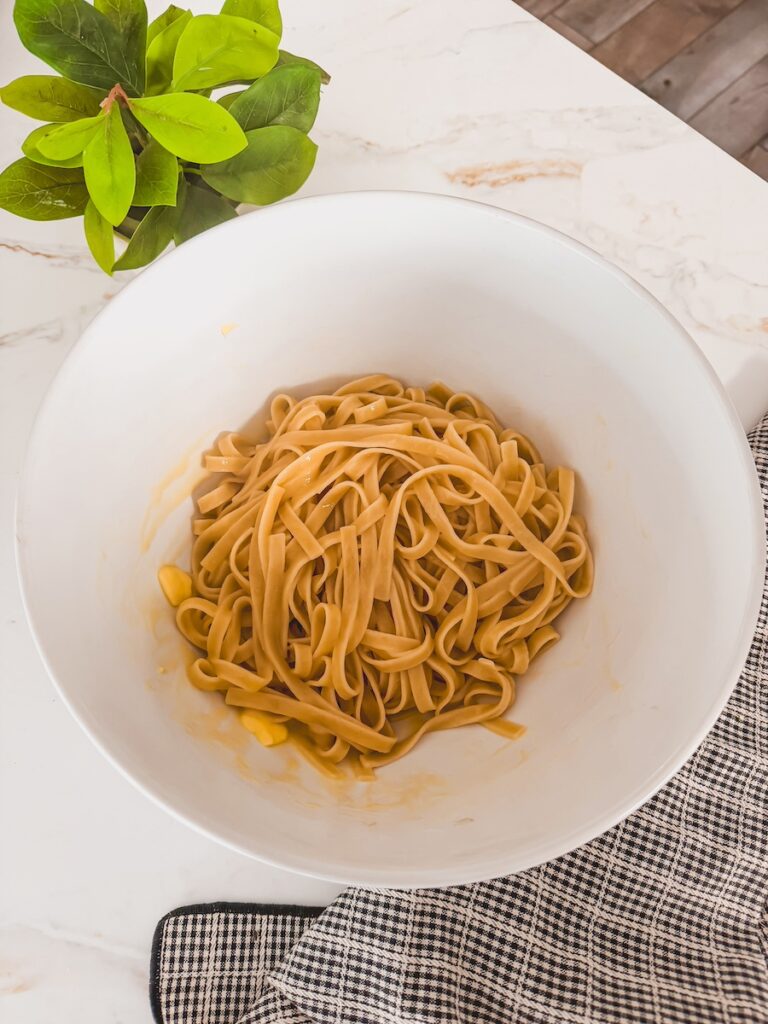 pasta tossed with butter