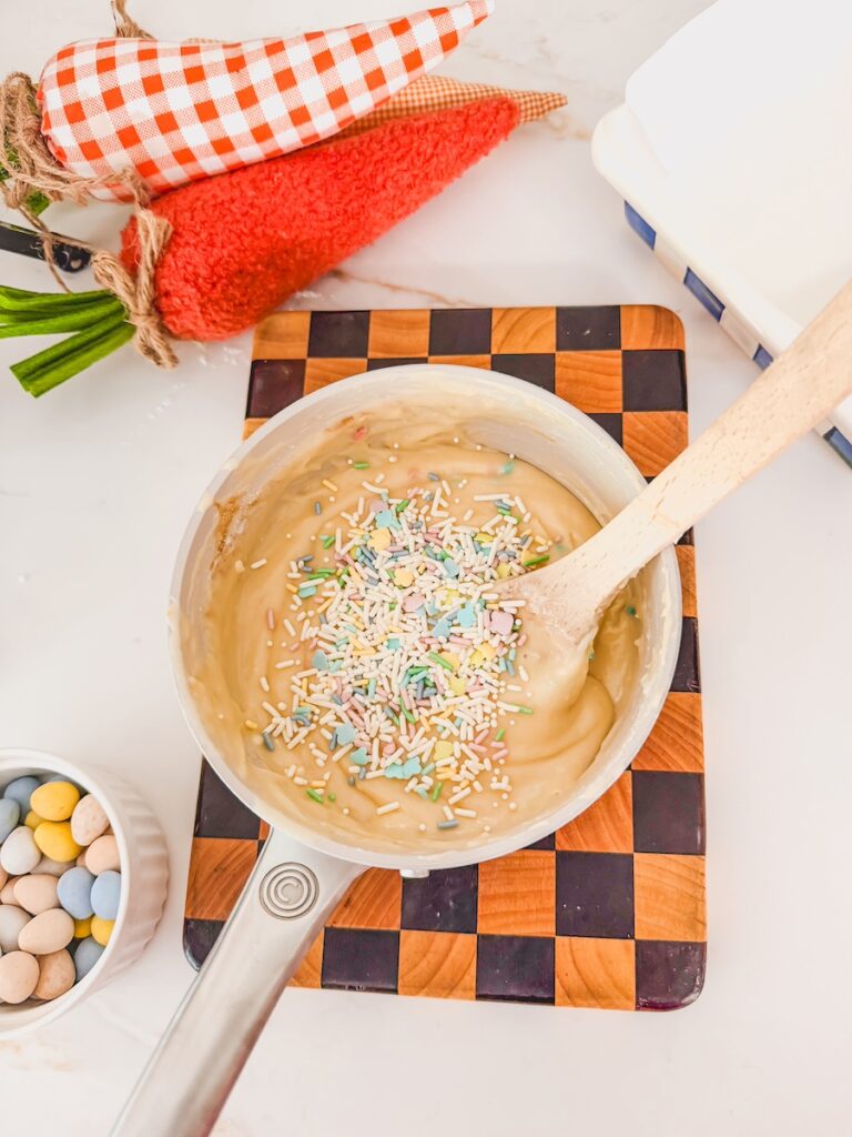 sprinkles in fudge