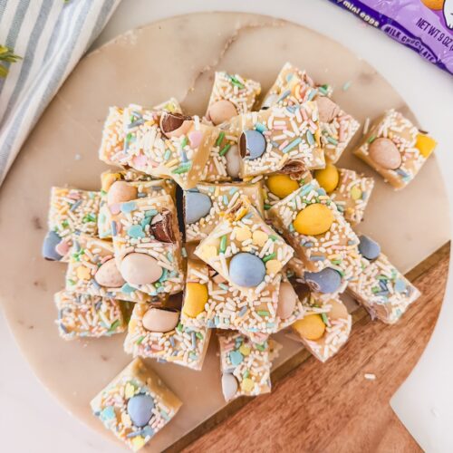 no bake cake batter fudge for easter