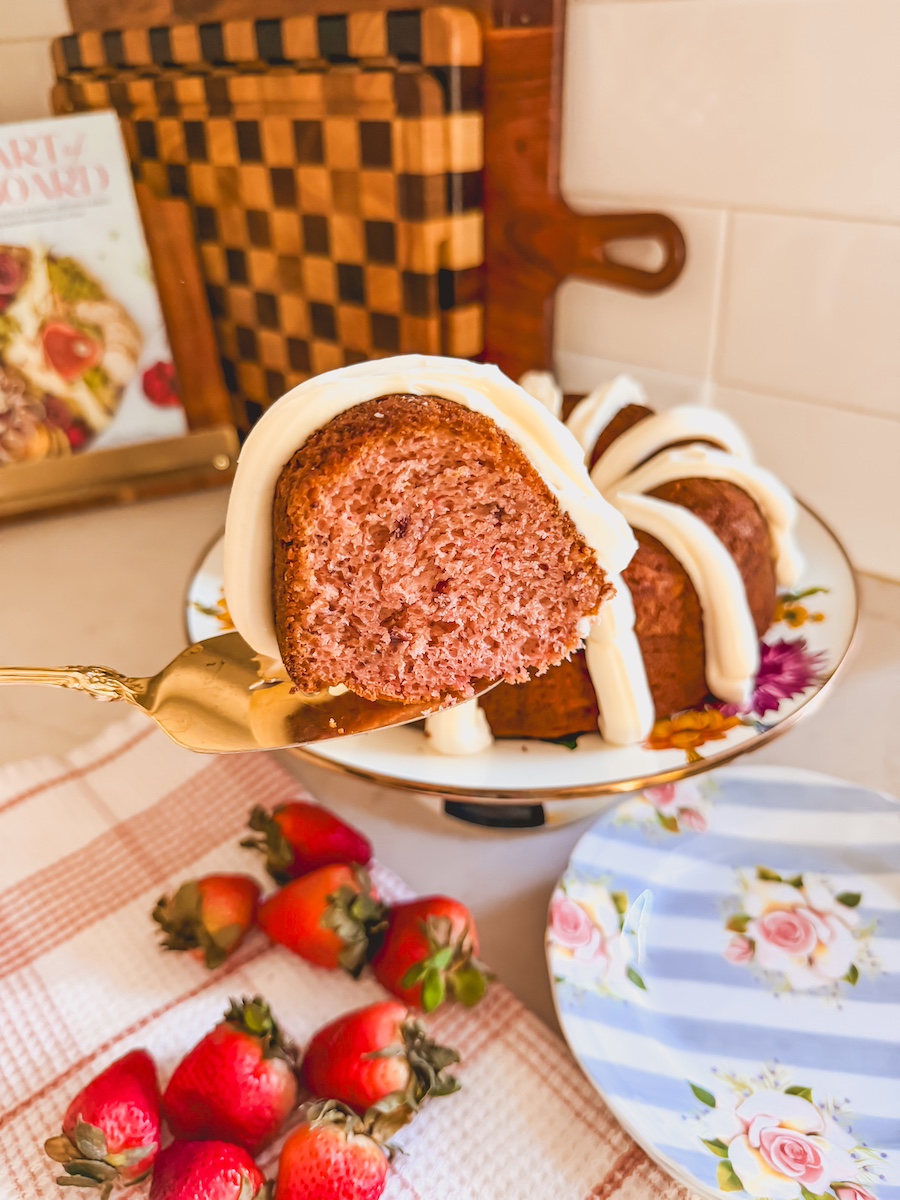 Strawberry Bundt Cake