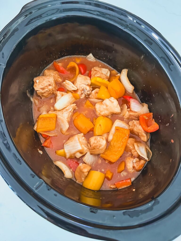 sweet and sour chicken in slow cooker