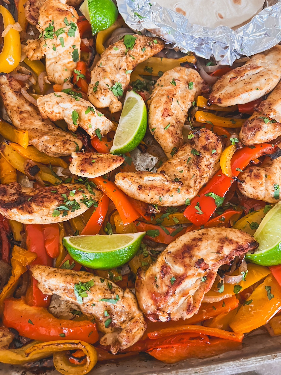 Sheet Pan Chicken Fajitas