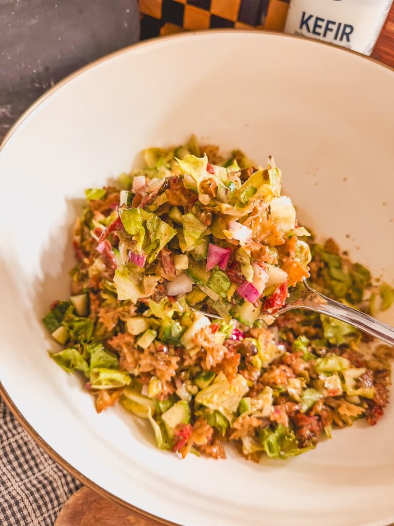 Crispy Hot Honey Chili Pasta Salad