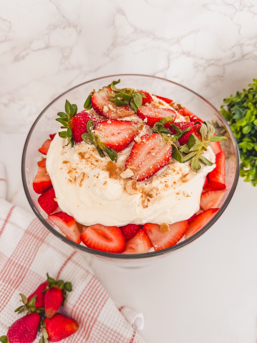 Strawberry Shortcake Trifle