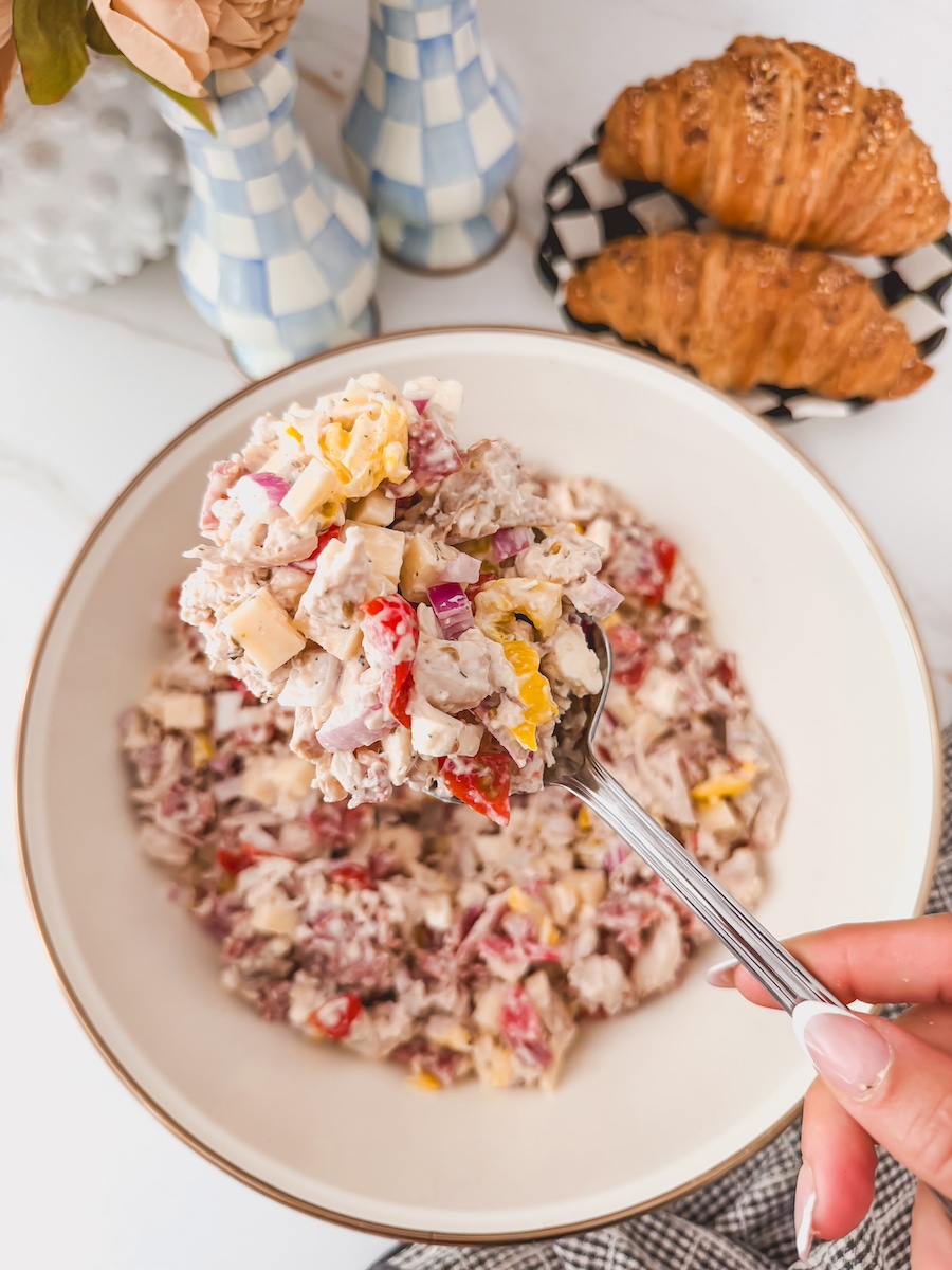 Italian Grinder Chicken Salad (Easy Viral Recipe)