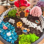 finished fairy garden