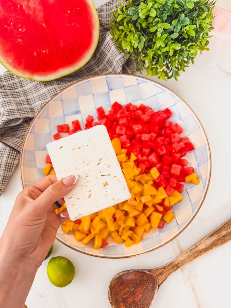 block of feta for saald