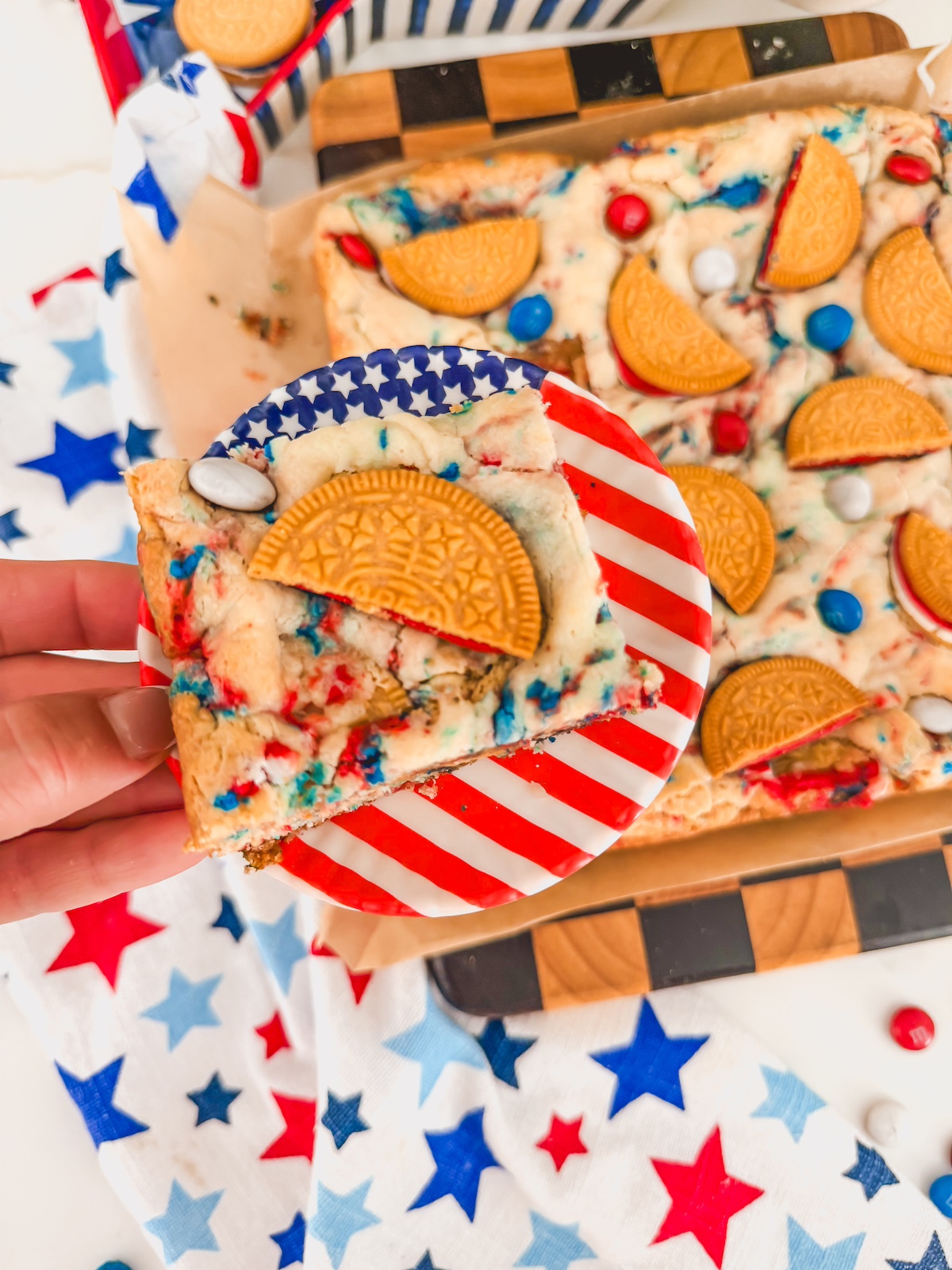 Funfetti Cookie Bars
