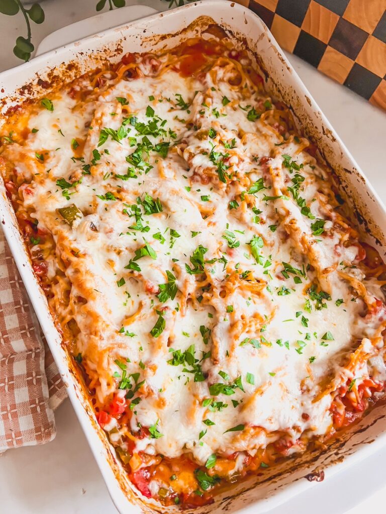Dump-and-Bake Spaghetti