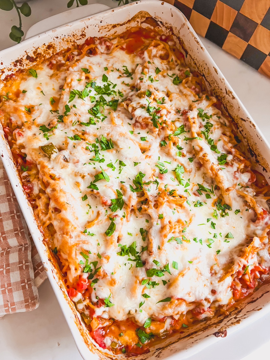 Dump-and-Bake Spaghetti