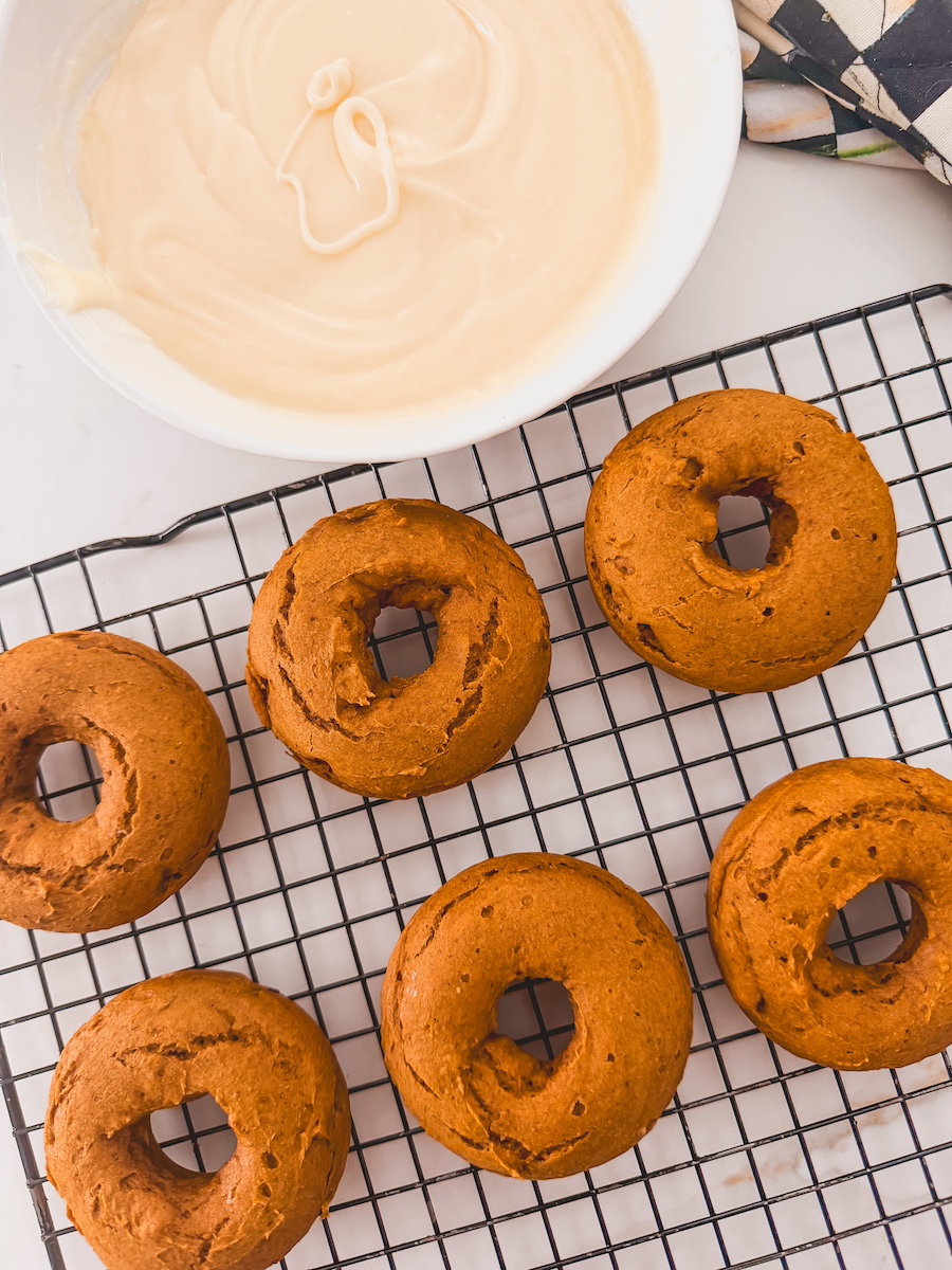 donuts on cooling tray
