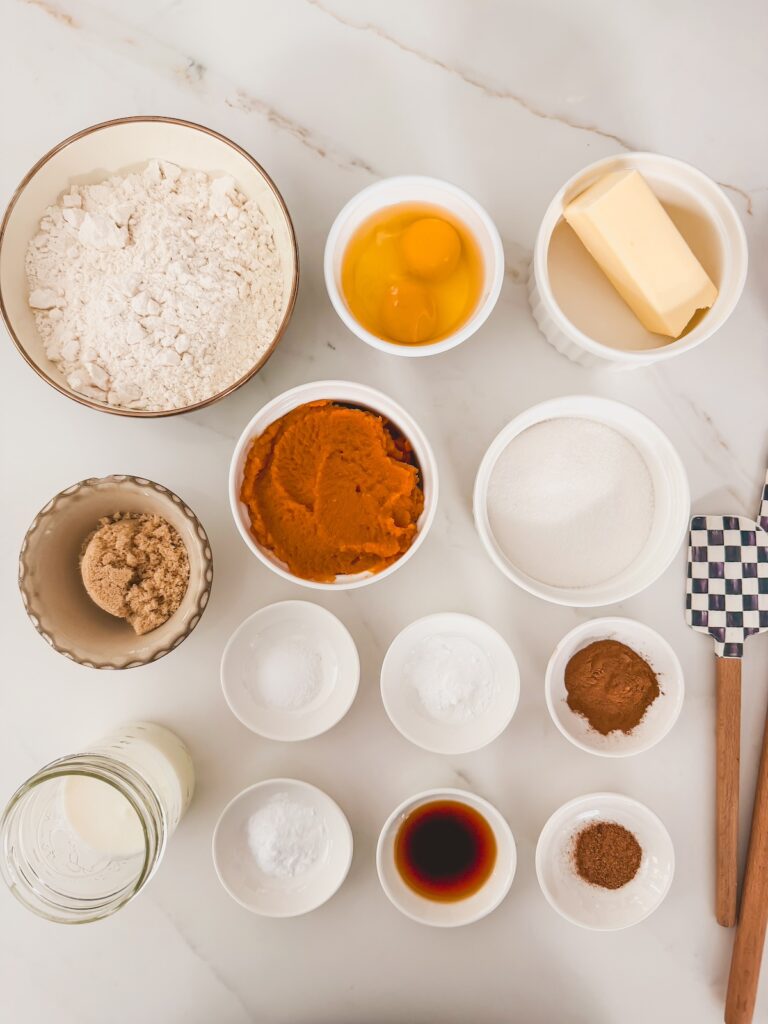 flatlay of ingredients