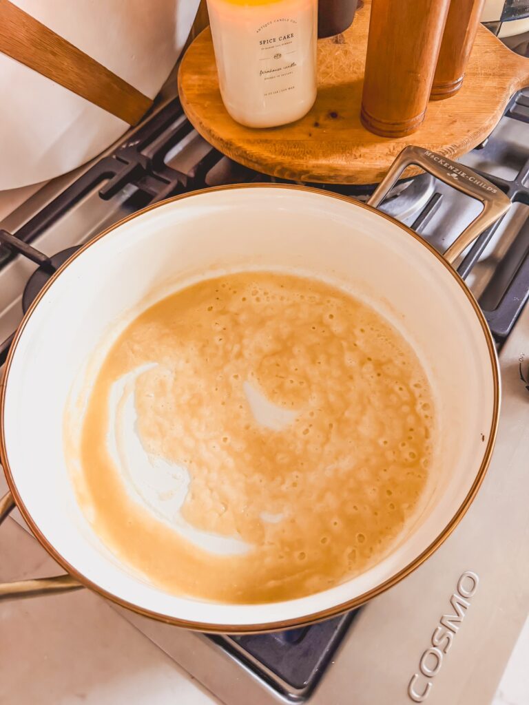 roux in pot