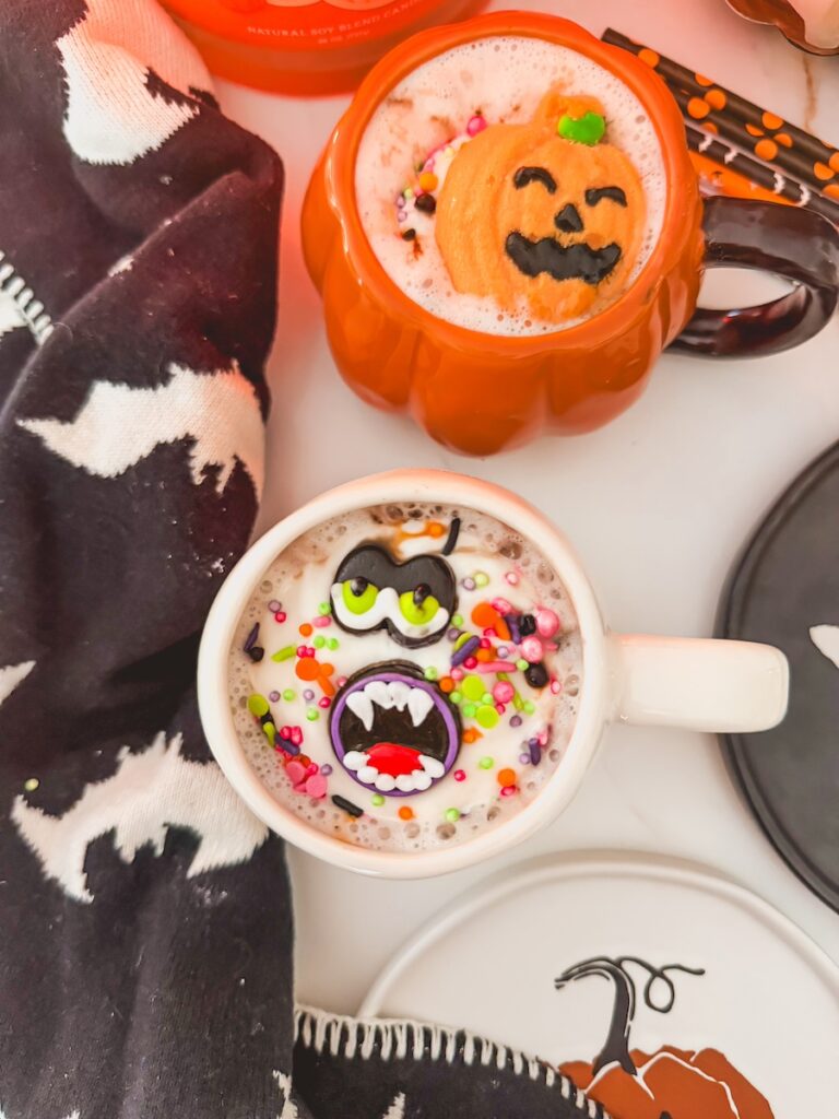 Easy Halloween Whipped Cream Toppers