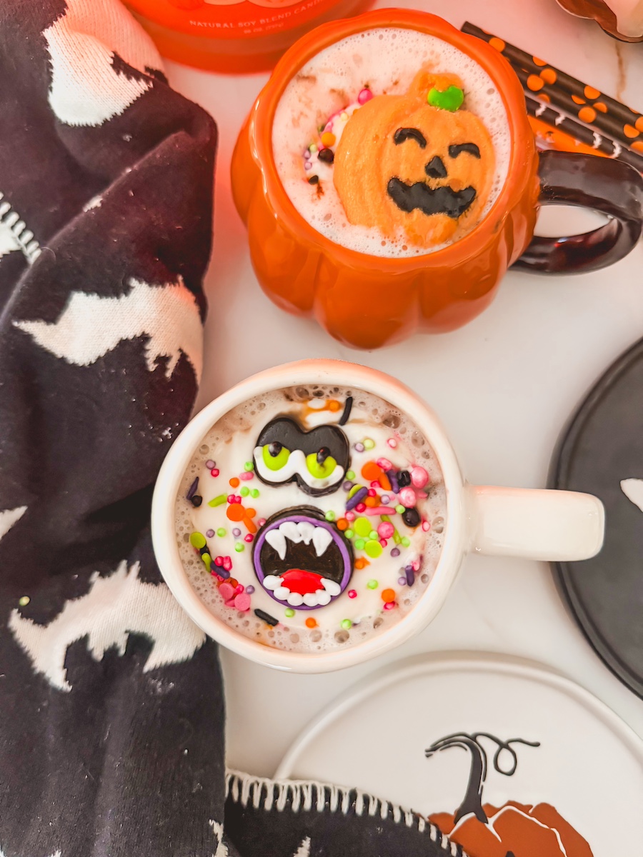 Easy Halloween Whipped Cream Toppers