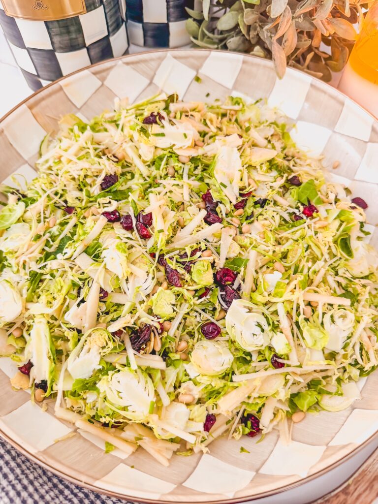 shaved brussels sprout salad