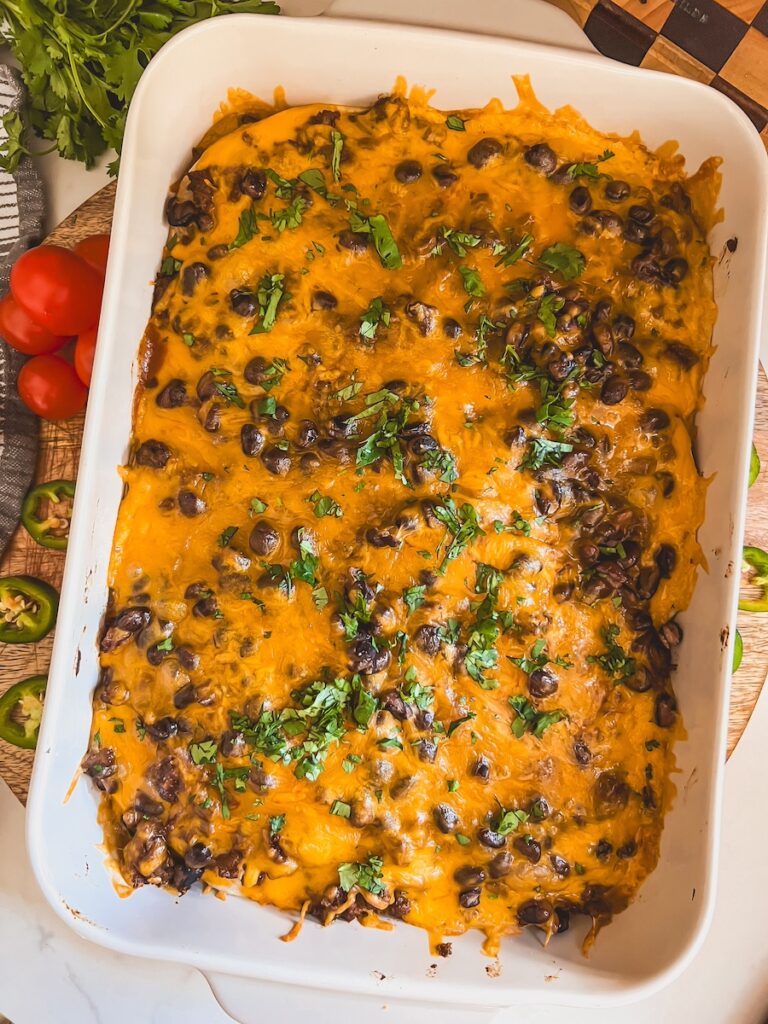 taco lasagna casserole