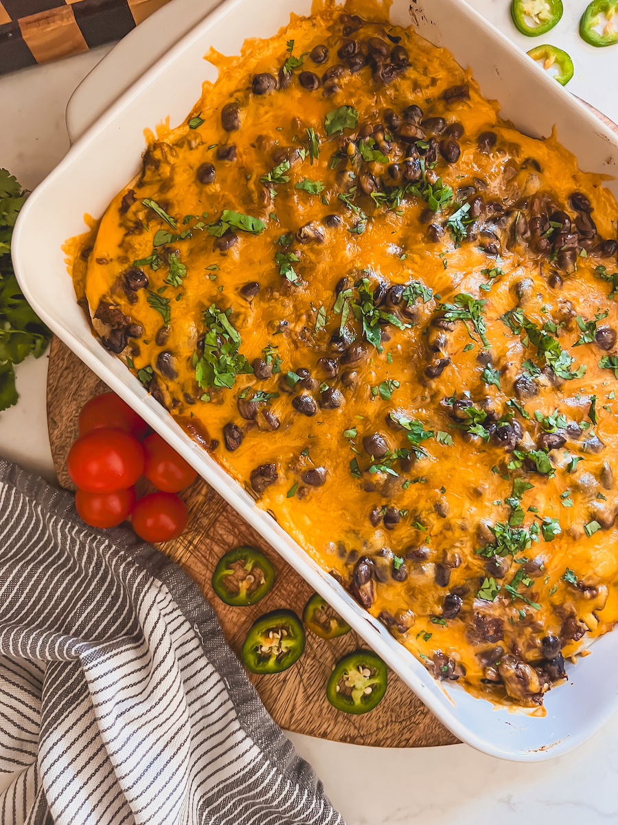taco lasagna casserole