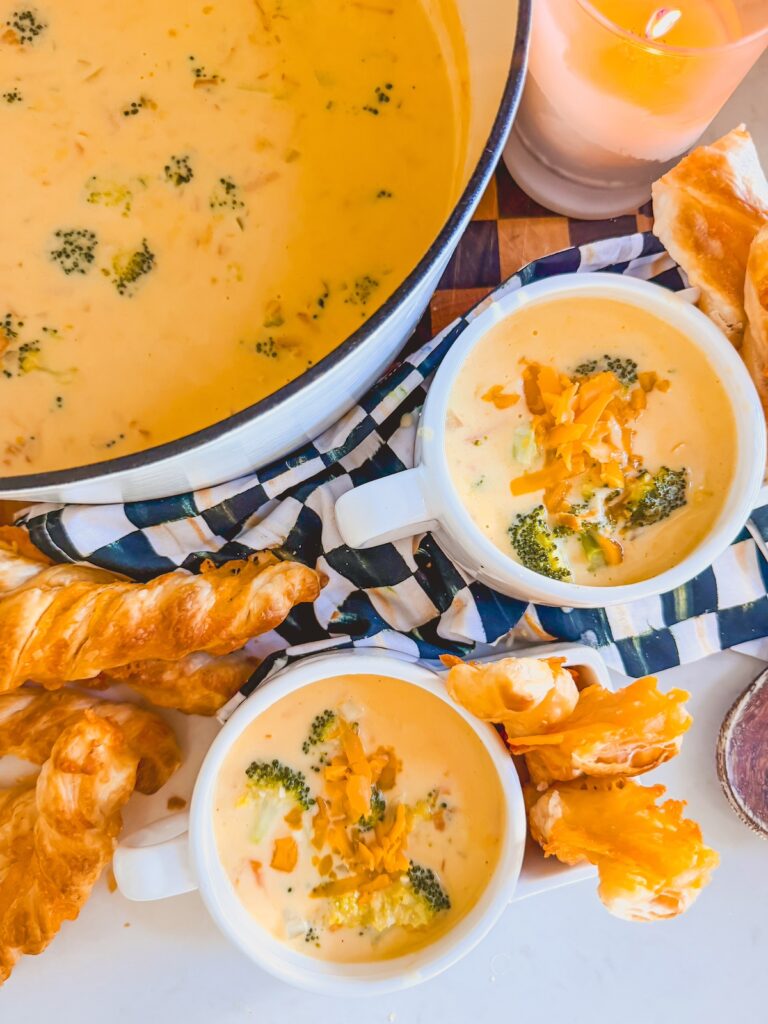 Creamy Broccoli Cheddar Soup