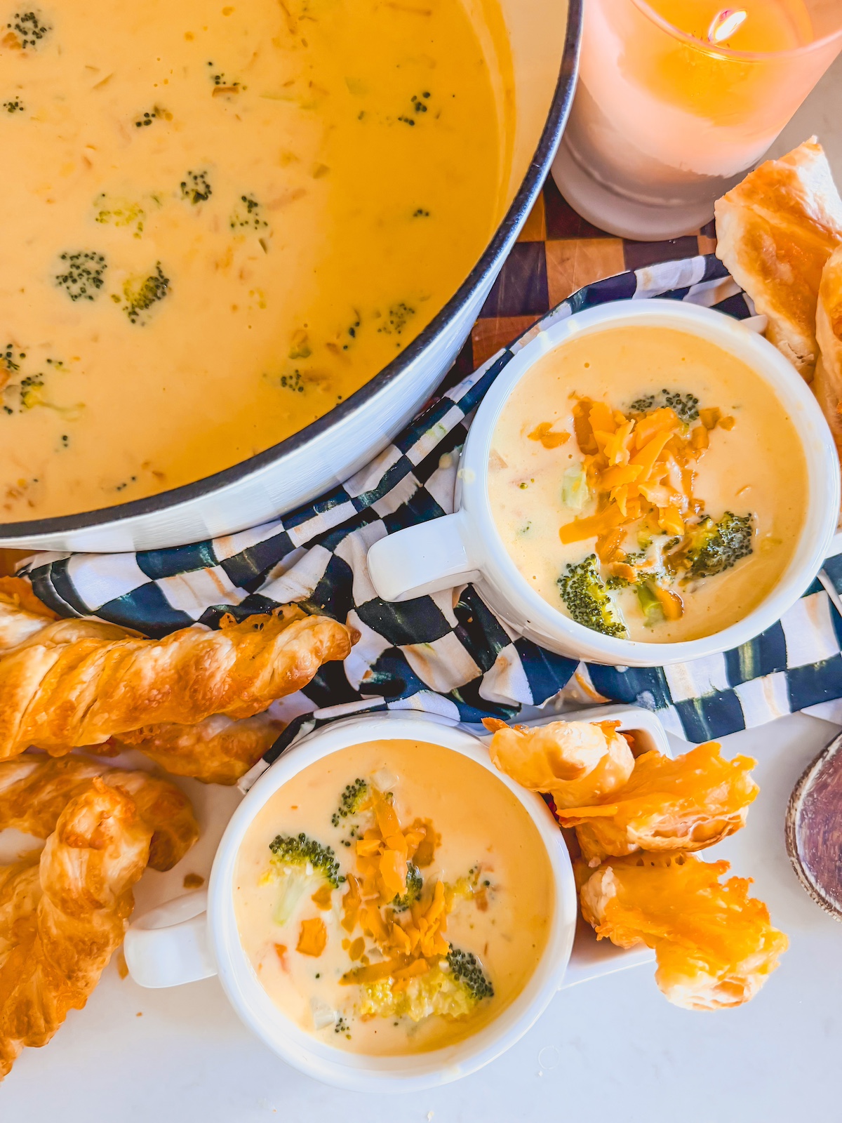 Creamy Broccoli Cheddar Soup