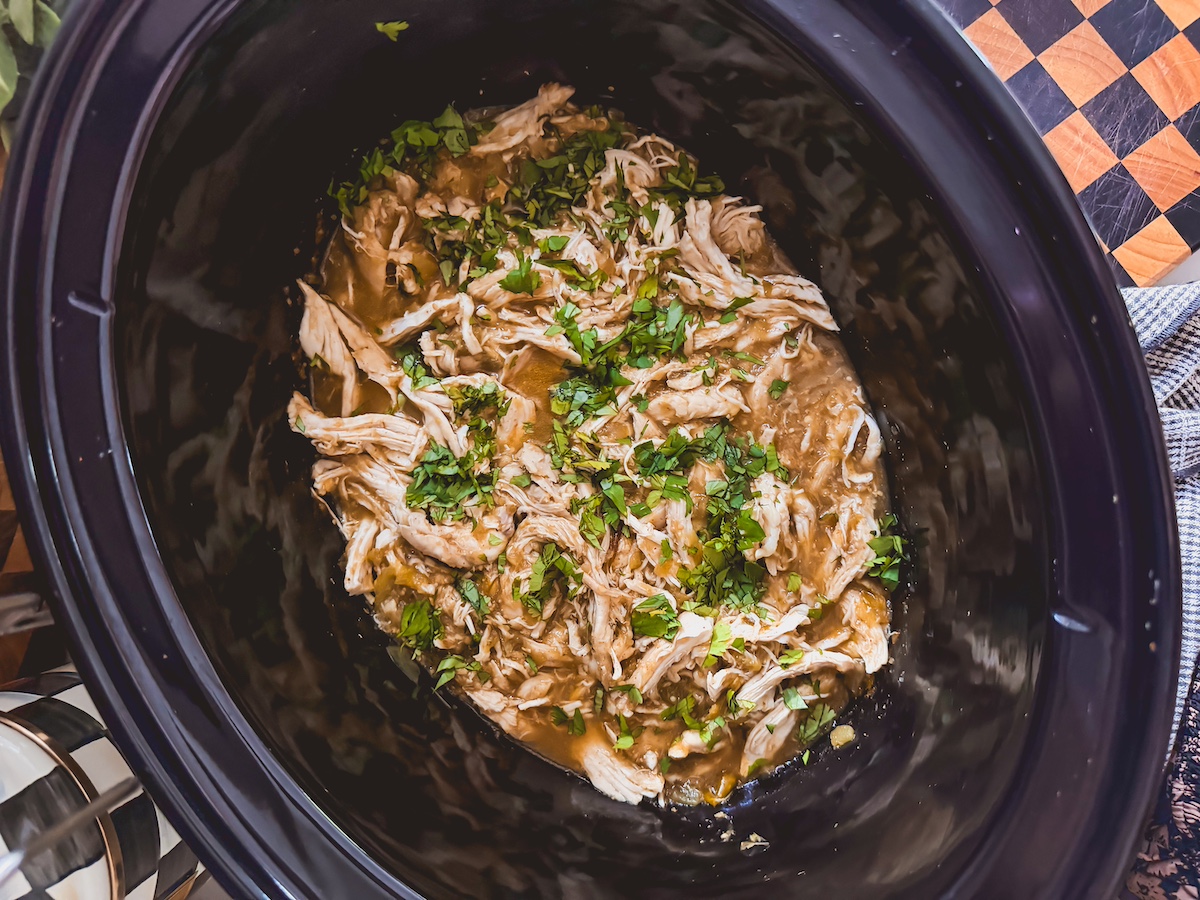 Slow Cooker Salsa Verde Chicken