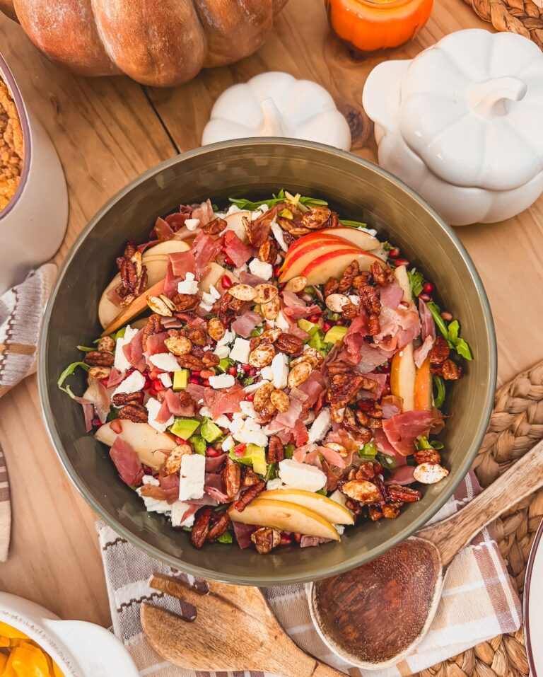 Fall Harvest Salad with Apple Cider Vinaigrette