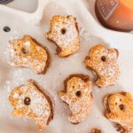 ghost pastries filled with cream