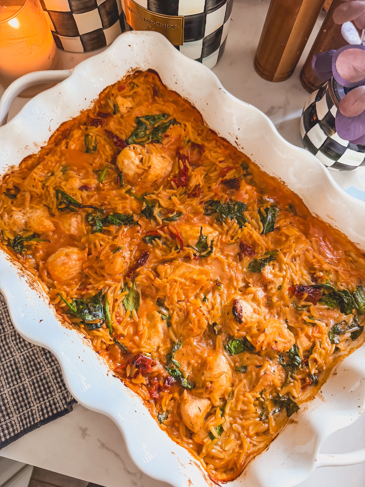 marry me chicken and orzo